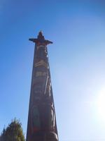 Totempfahl in Duncan