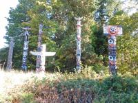 Totempfähle in Vancouver