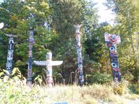 Totempfähle inVancouver