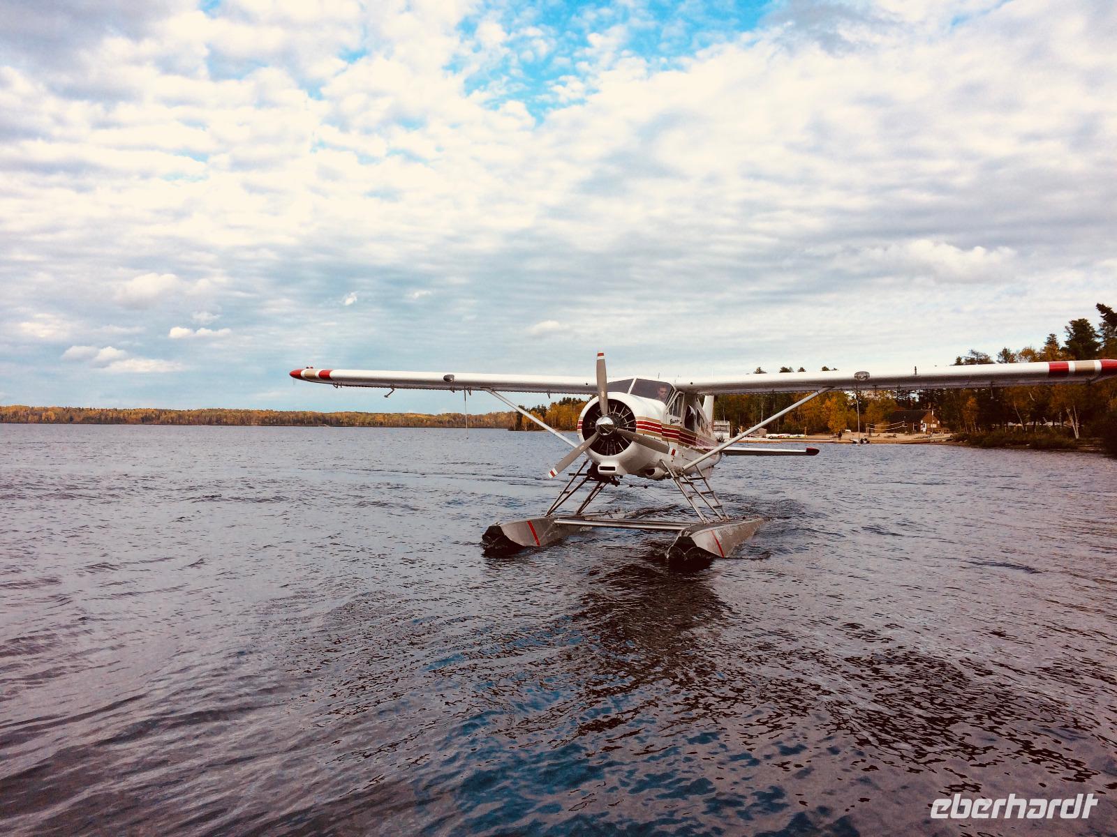 Wasserflugzeug auf dem Lac Taureau