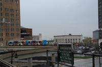 Fahrt mit dem People Mover in Detroit
