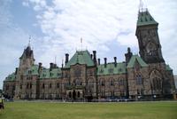 Auf dem Parlamentshügel in Ottawa