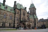 Auf dem Parlamentshügel in Ottawa