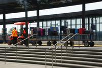 Unser Gepäck auf dem Weg nach Toronto