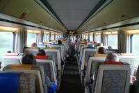 Bequem geht's weiter im Corridor nach Toronto