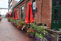 Im Distillery District in Toronto