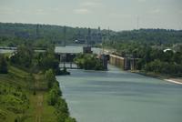 Schleuse auf dem Weg zu den Niagara Fällen
