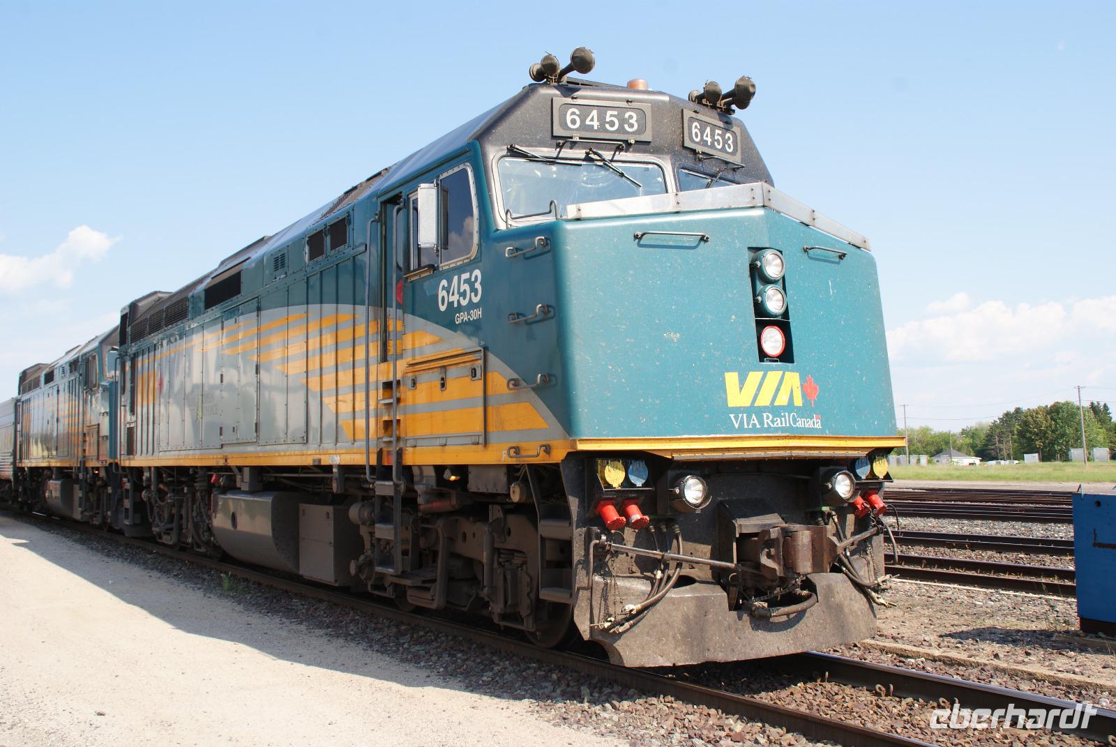 Die beeindruckende Lok des Canadian