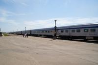 kurzer Stopp in Saskatoon bei heißen Temperaturen