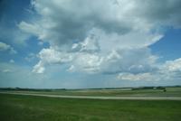 Wunderschöne Landschaft während der Zugfahrt