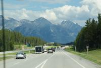 Unterwegs auf dem Transcanada Highway-reisen mit Aussicht