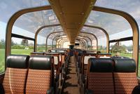 Der zusätzliche Panoramawagen des Canadian ab Edmonton 