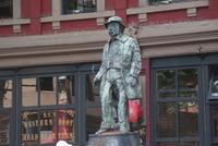 Gassy Jack in der Gastown-Altstadt Vancouvers