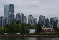 Die Skyline Vancouvers vom Stanley Park aus