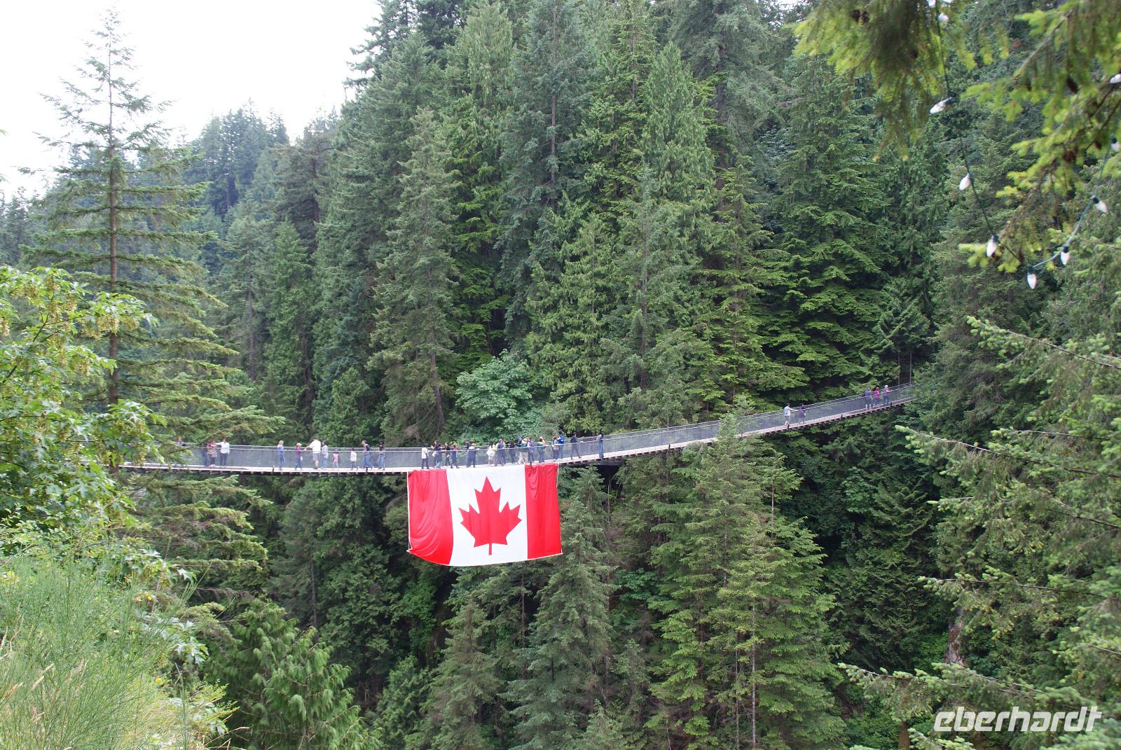 Capilano Hängebrücke in 75m Höhe