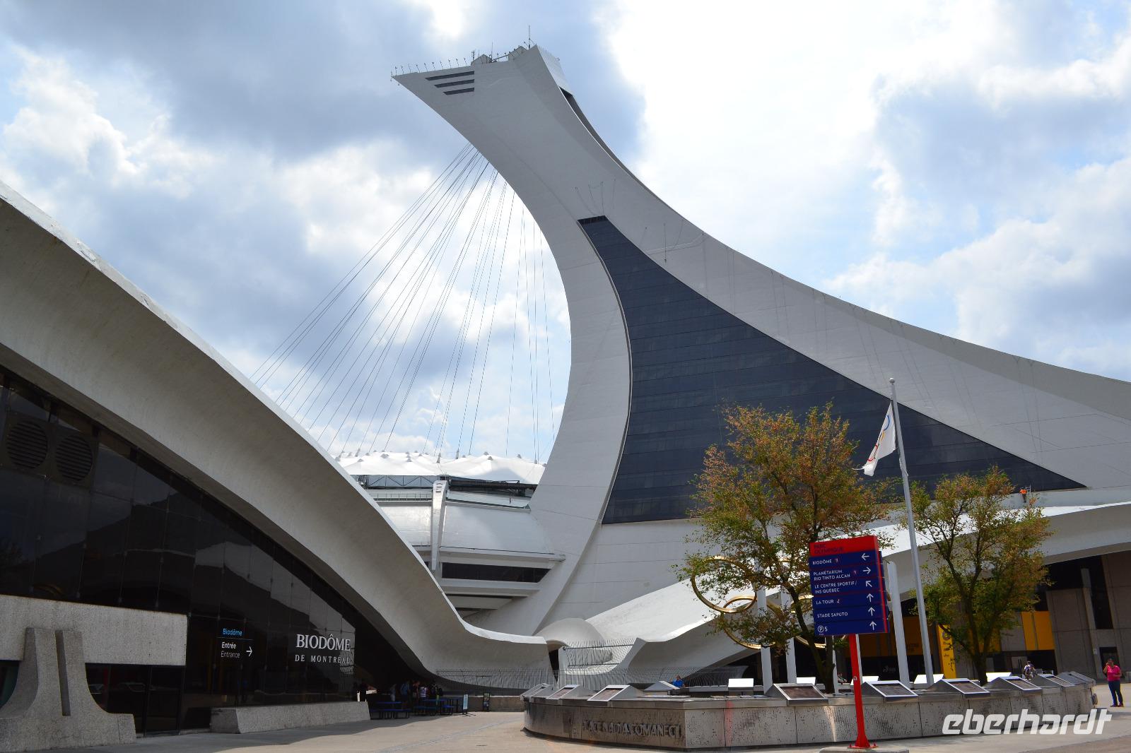 Ankunft in Montréal - Olympiapark