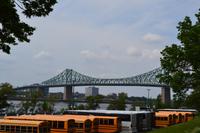 Ankunft in Montréal - Pont Jaques Cartier