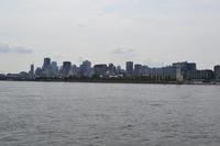 Ankunft in Montréal - Blick von der Île Sainte-Hélène in Richtung Stadtzentrum