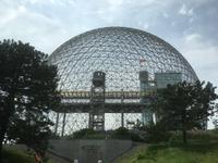 Ankunft in Montréal - Biosphère (ehem. Pavillon der USA bei der Expo 67)