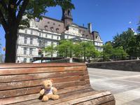 Montréal - Ausruhen am Place Jaques Cartier