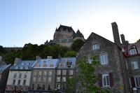 Abendstimmung in Québec - Blick zum Château Frontenac