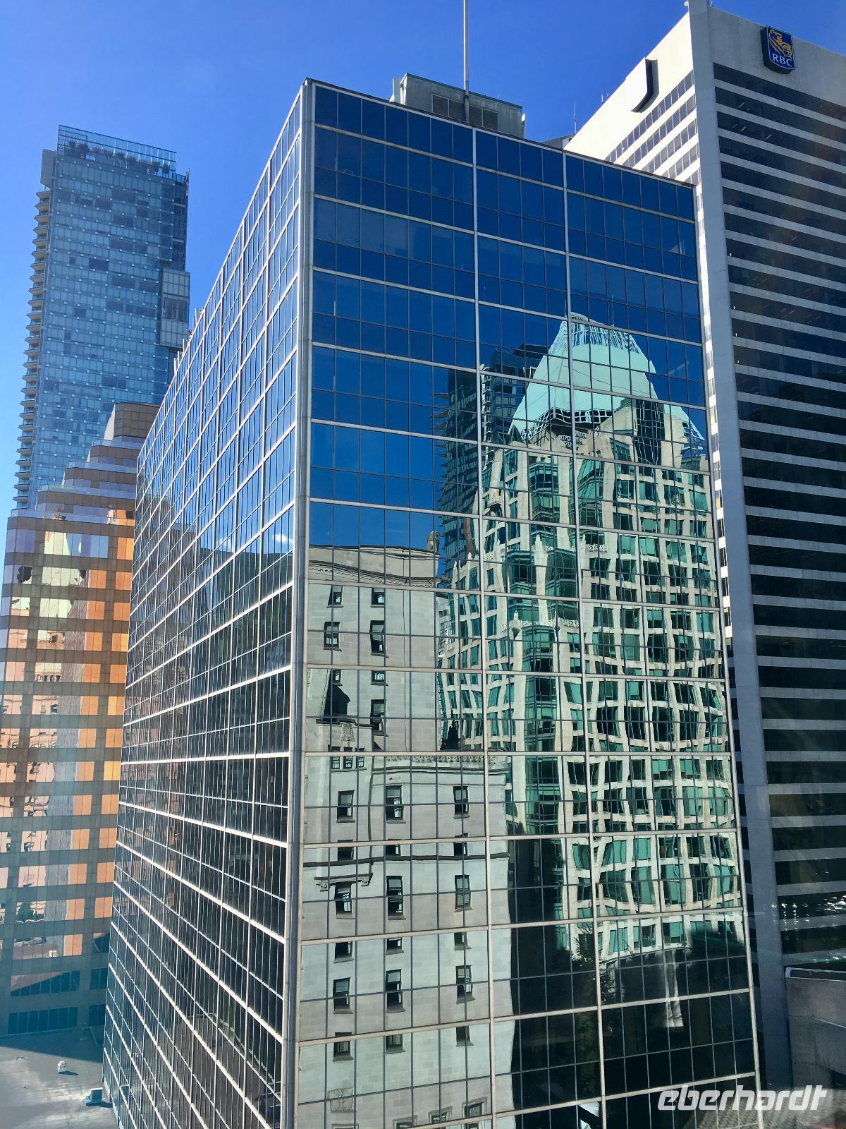 Blick aus dem Zimmer in Calgary