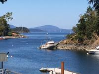 Aussicht auf Brentwood Bay