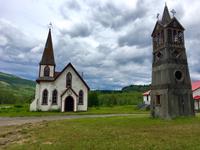 Kitwangas Kirche und Glockenturm