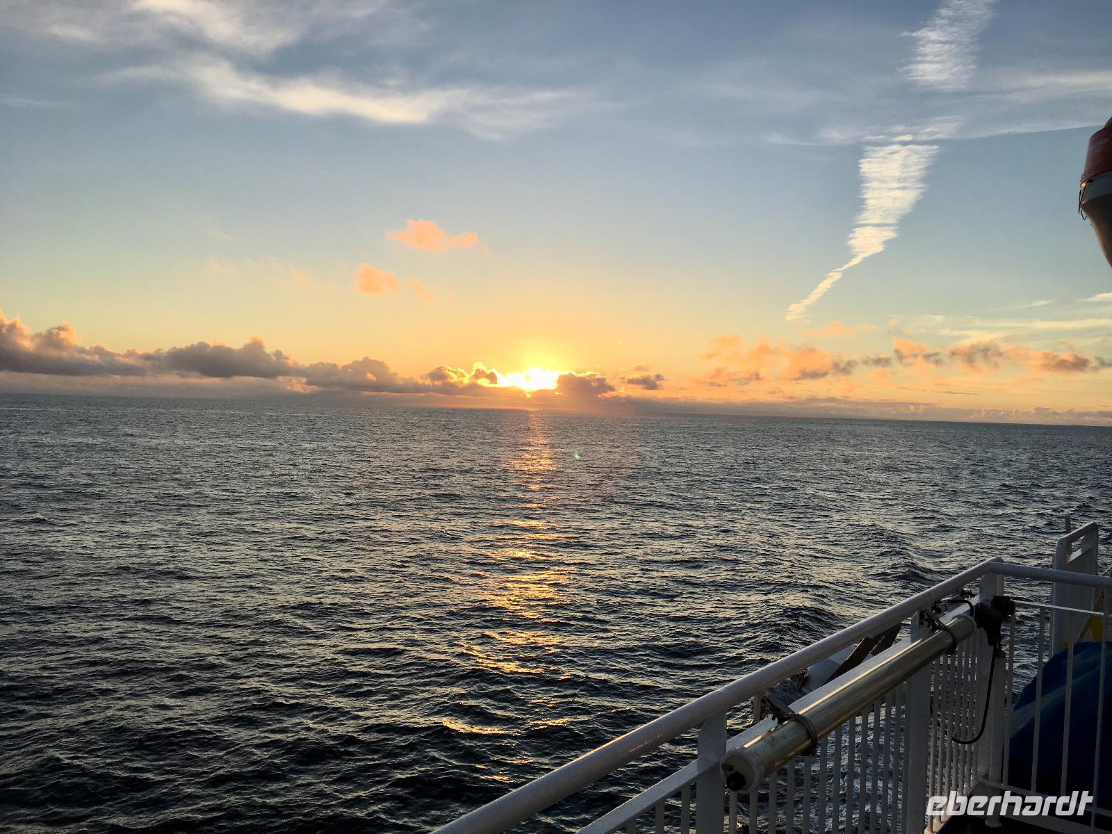 Abendstimmung auf der Faehre