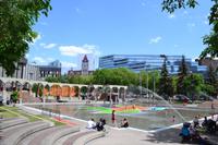 Stadtrundfahrt in Calgary - Olympic Plaza