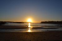 Sonnenuntergang am Mackenzie Beach