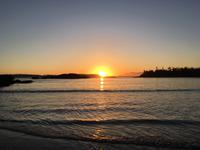 Sonnenuntergang am Mackenzie Beach