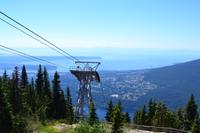 Ausflug in den Norden Vancouvers - Blick vom Grouse Mountain