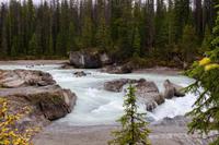 47. Natural Bridge über den Fluss Kicking Horse