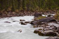 50. Natural Bridge über den Fluss Kicking Horse