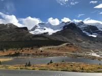 90. Am Athabasca Gletscher