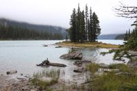 117. Spirit Island auf dem Maligne Lake