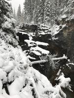 126. Winterwanderung am Maligne Canyon