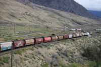 190. Eisenbahn auf der Hochebene.