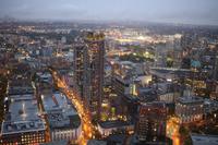 447. Blick auf Vancouver am Abend