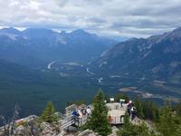 Sicht von Samsons Peak in Richtung Lake Louise