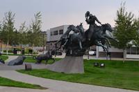 Ankunft in Calgary - Stampede Park