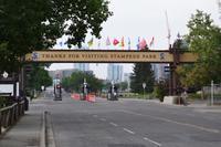 Ankunft in Calgary - Stampede Park
