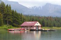 Jasper-Nationalpark - Bootsfahrt auf dem Maligne Lake