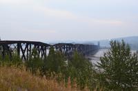 Eisenbahnbrücke bei Prince George