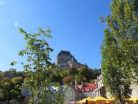 Blick auf das Fairmont Hotel Quebec