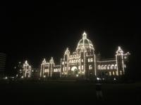 Vancouver Island - Parlament von Victoria bei Nacht