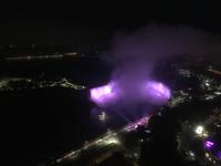 Niagara Falls vom Skylon Tower bei Nacht
