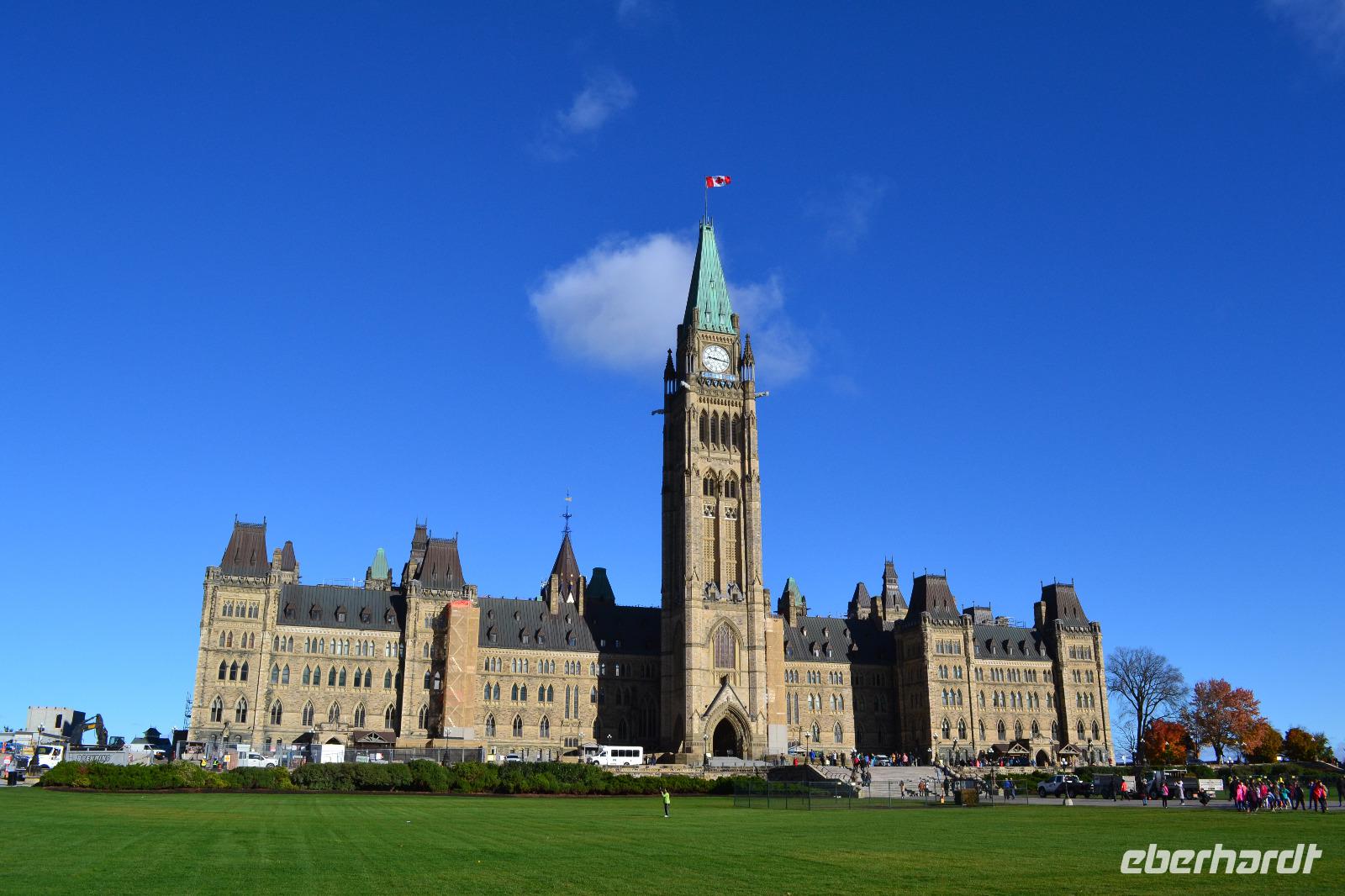Ottawa ohne Nebel - Parlamentshügel