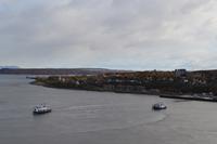 Spaziergang zum Château Frontenac - Am Sankt-Lorenz-Strom